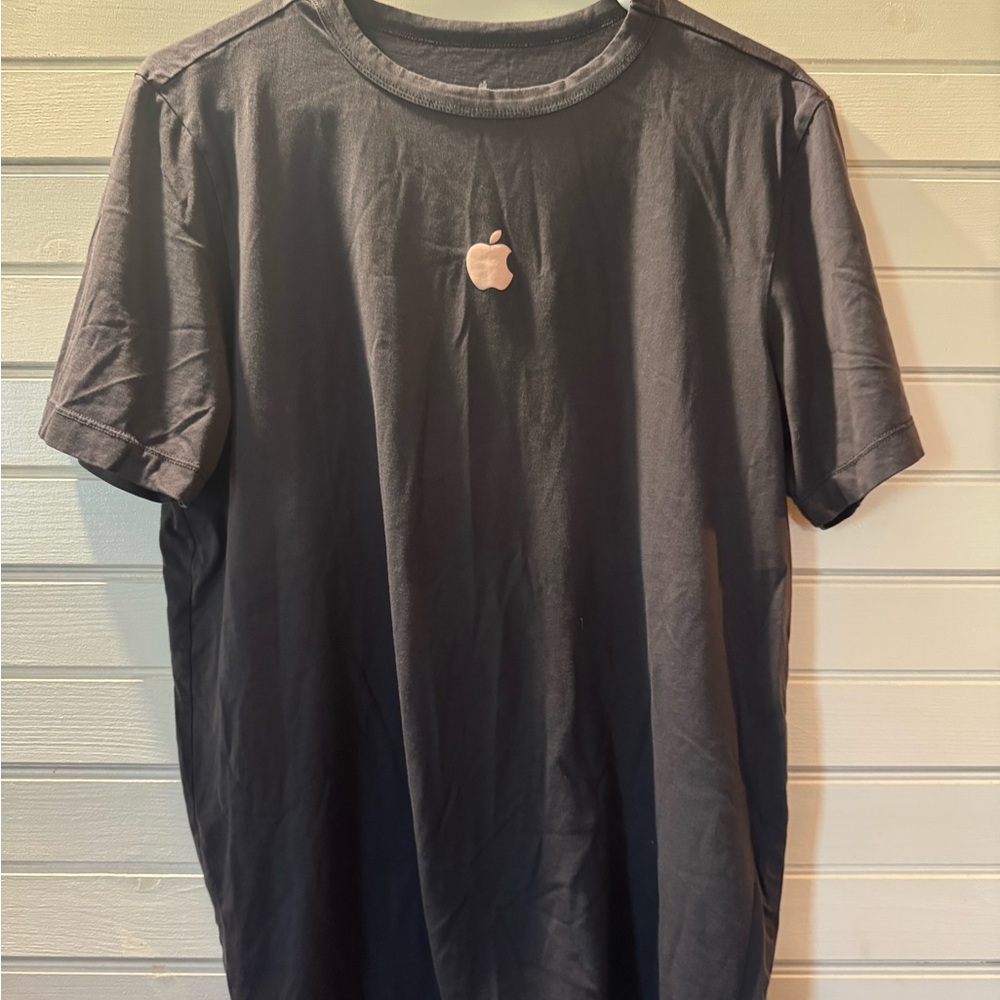 Apple Classic Black Short Sleeve Tee
